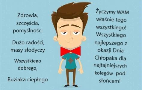 Życzenia z okazji Dnia Chłopaka