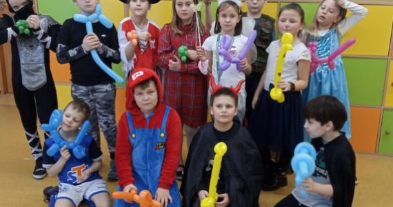 Zabawa karnawałowa w klasie 2a
