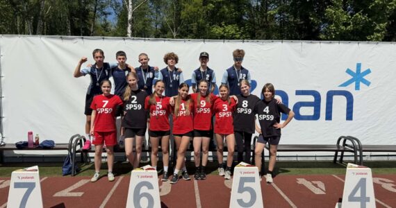 Zawody lekkoatletyczne IMS na Golęcinie