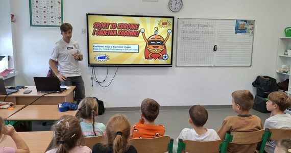 „Sport i zdrowie to świetna zabawa. – komiksowa misja z Kapitanem Hopem”!